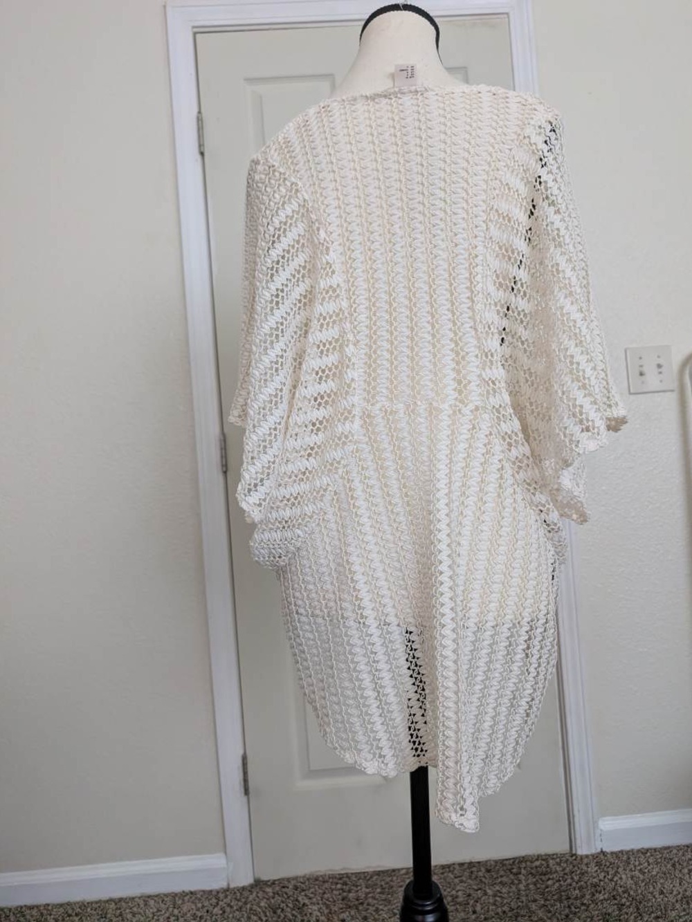 H&M Cream Knit Poncho Sweater - Picture 2 of 5